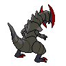 Haxorus back shiny sprites