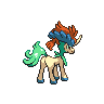 Ordinary Keldeo back shiny sprites