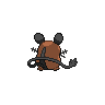 Dedenne back shiny sprites