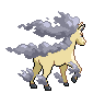 Rapidash back shiny sprites