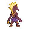 Amped Toxtricity back shiny sprites