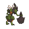 Kleavor back shiny sprites