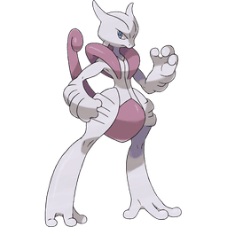 Mega Mewtwo X artwork