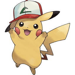 Original Cap Pikachu artwork