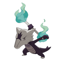 Totem Alolan Marowak artwork