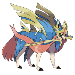 Crowned Zacian artwork