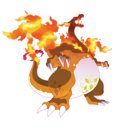 Gigantamax Charizard artwork
