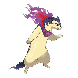 Hisuian Typhlosion artwork