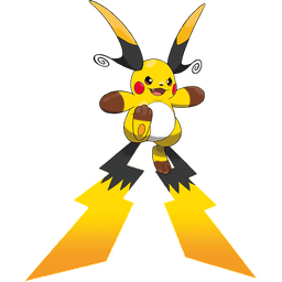 Mega Raichu X artwork