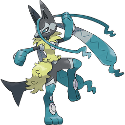 Mega Lucario Z artwork