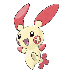 Plusle artwork