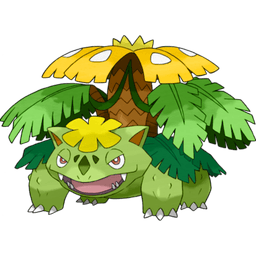 Mega Venusaur shiny artwork