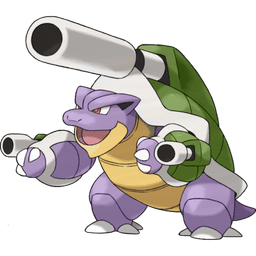 Mega Blastoise shiny artwork