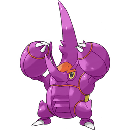 Mega Heracross shiny artwork