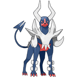 Mega Houndoom shiny artwork