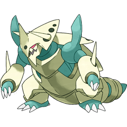 Mega Aggron shiny artwork