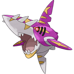 Mega Sharpedo shiny artwork