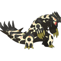 Primal Groudon shiny artwork