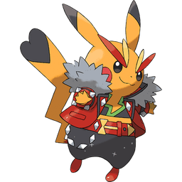 Pikachu Rock Star shiny artwork