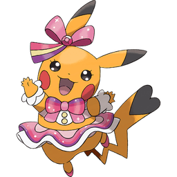 Pikachu Pop Star shiny artwork