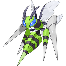 Mega Beedrill shiny artwork