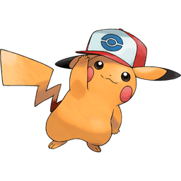 Unova Cap Pikachu shiny artwork