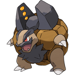 Alolan Golem shiny artwork
