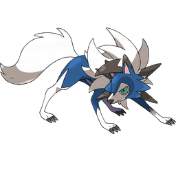 Dusk Lycanroc shiny artwork