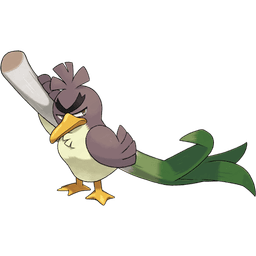 Galarian Farfetch’d shiny artwork