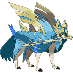 Crowned Zacian shiny artwork