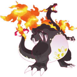 Gigantamax Charizard shiny artwork