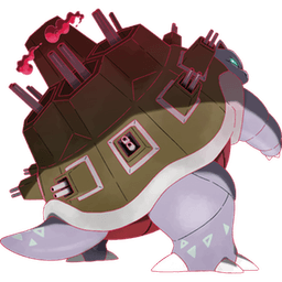 Gigantamax Blastoise shiny artwork