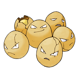 Exeggcute shiny artwork