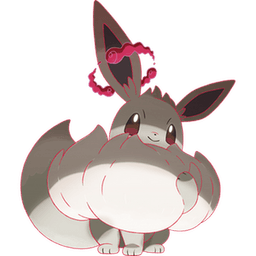 Gigantamax Eevee shiny artwork