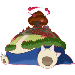 Gigantamax Snorlax shiny artwork