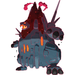 Gigantamax Coalossal shiny artwork