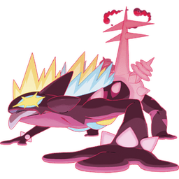 Gigantamax Low Key Toxtricity shiny artwork