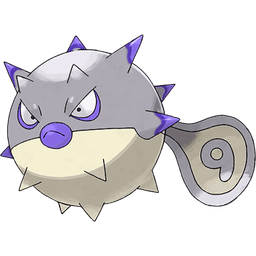 Hisuian Qwilfish shiny artwork