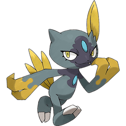Hisuian Sneasel shiny artwork