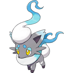 Hisuian Zorua shiny artwork