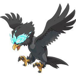 Hisuian Braviary shiny artwork
