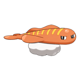 Stretchy Form Tatsugiri shiny artwork