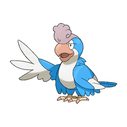 Blue Plumage Squawkabilly shiny artwork