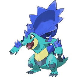 Mega Feraligatr shiny artwork