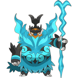Mega Emboar shiny artwork