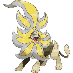 Mega Pyroar shiny artwork