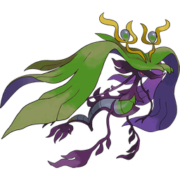 Mega Dragalge shiny artwork