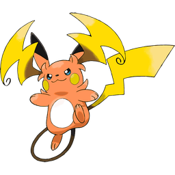 Mega Raichu Y shiny artwork