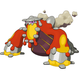 Mega Heatran shiny artwork