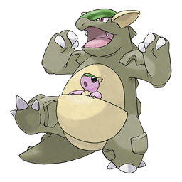 Kangaskhan shiny artwork